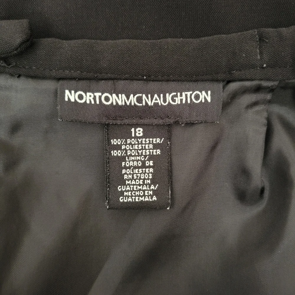 NORTON MCNAUGHTON Black Skirt